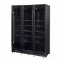 COMBISTEEL - Vitrine positive 3 portes en verre noire 1200 L