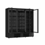 COMBISTEEL - Vitrine positive 3 portes en verre noire 1530 L