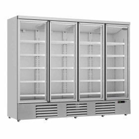 COMBISTEEL - Vitrine positive 4 portes en verre blanche 2025 L