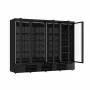 COMBISTEEL - Vitrine positive 4 portes en verre noire 2025 L