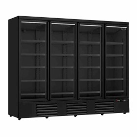 COMBISTEEL - Vitrine positive 4 portes en verre noire 2025 L