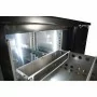 COMBISTEEL - Arrière bar réfrigérée noir 2 portes et 4 tiroirs 698 L