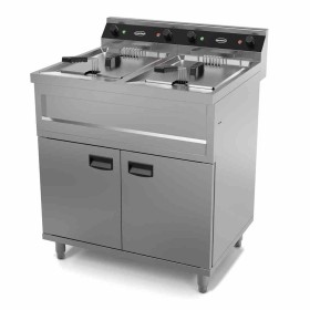COMBISTEEL - Friteuse électrique sur coffre 2 x 12 L 2 x 6 kW