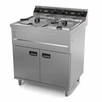 COMBISTEEL - Friteuse électrique sur coffre 2 x 12 L 2 x 6 kW