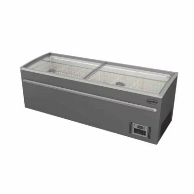COMBISTEEL - Congélateur bahut pour supermarché dégivrage automatique 1040 L
