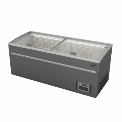 COMBISTEEL - Congélateur bahut pour supermarché dégivrage automatique 850 L