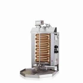 COMBISTEEL - Gyros grill electrique moteur au-dessus 4 zones de chauffage