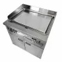 COMBISTEEL - Plancha électrique chrome Entry 700 2 zones