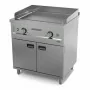 COMBISTEEL - Plancha électrique chrome Entry 700 2 zones
