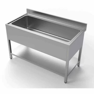 COMBISTEEL - Bloc-évier L. 1400 mm