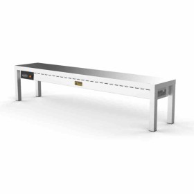 COMBISTEEL - Étagère chauffante en céramique 1 niveaux 6 x 250 W L. 2000 mm