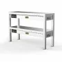 COMBISTEEL - Étagère chauffante en céramique 2 niveaux 8 x 250 W L. 1400 mm