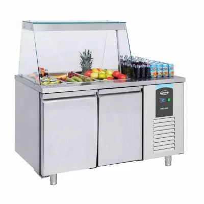 COMBISTEEL - Saladette 2 portes 3x GN 1/1 récipient