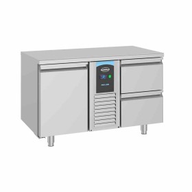 COMBISTEEL - Table réfrigérée 1 porte et 2 tiroirs monoblock Energy line 700