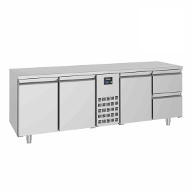 COMBISTEEL - Table réfrigérée 3 portes et 2 tiroirs monoblock Energy line 700