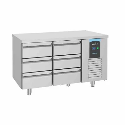COMBISTEEL - Table réfrigérée 6 tiroirs Energy line 700