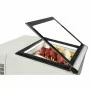 COMBISTEEL - Vitrine à crème glacée blanc de table s'ouvre du côté fonctionnement 3x5 L