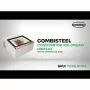 COMBISTEEL - Vitrine à crème glacée blanc de table s'ouvre du côté fonctionnement 3x5 L
