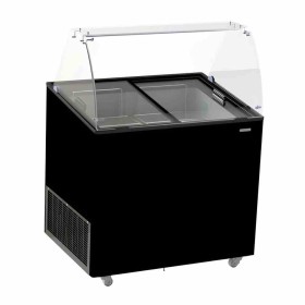COMBISTEEL - Vitrine à crème glacée Corsica noir 6x5 L