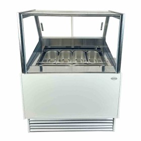 COMBISTEEL - Vitrine à crème glacée Komodo 6x5 L
