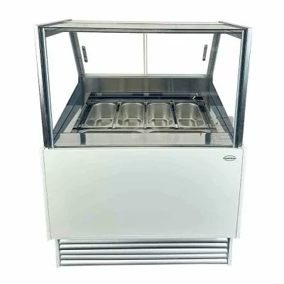 COMBISTEEL - Vitrine à crème glacée Komodo 6x5 L
