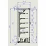 COMBISTEEL - Vitrine murale Marco L. 2560 mm