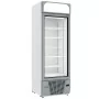 DIAMOND - Armoire froide ventilée négative vitrée 496 L 6 niveaux caisson lumineux blanche