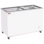 DIAMOND - Conservateur bahut 410 L couvercles coulissants sur roulettes