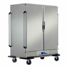 L2G - Armoire de transfert chauffante inox 2x11 niveaux GN 2/1-100 ou 2x22 GN 2/1-55 embouti