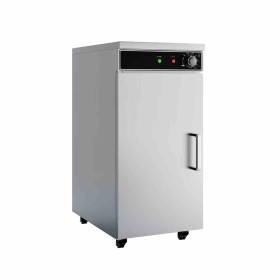 L2G - Armoire chauffe-assiettes inox 60 assiettes Ø 280 mm 3 étagères perforées avec ventilation