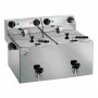 L2G - Friteuse électrique 2 cuves de 8 L avec robinet de vidange