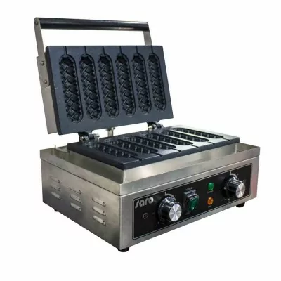 L2G - Gaufrier électrique en epi pour 6 gaufres-epi
