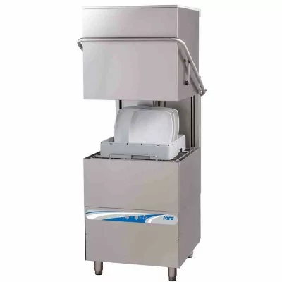 L2G - Lave-vaisselle à capot commandes électroniques panier 500 x 500 mm avec pompe de vidange