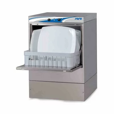 L2G - Lave-verres commandes électromécaniques panier 400 x 400 mm avec pompe de vidange