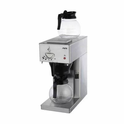 L2G - Machine à café électrique avec  2 pichets en verre 2 x 1,8 L
