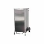 L2G - Porte-sacs mobile inox caréné 70 L à ouverture frontale
