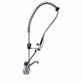 L2G - Douchette mitigeur monotrou pour plonge col de cygne orientable levier clinique douchette poignée