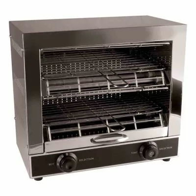 L2G - Toaster inox double niveaux resistances en quartz