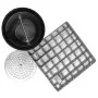 DIAMOND - Caniveau de sol inox 400 x 400 mm sortie latérale