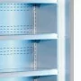 DIAMOND - Vitrine murale réfrigérée ventilée portes coulissantes GRIS/BLANC L. 2000 mm
