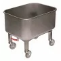 L2G - Cuve roulante inox 80 L avec robinet de vidange