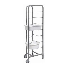 L2G - Echelle inox soudée pour 8 bacs de diviseuse