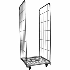 L2G - Rollcontainer avec socle métallique 2 ridelles latérales