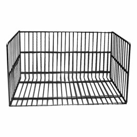 L2G - Panier à barquettes inox filaire à suspendre au mur 1250x350x580 mm