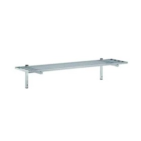 L2G - Etagère murale tubulaire en inox P. 400 mm L. 2000 mm