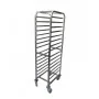 L2G - Échelle inox 15 niveaux GN 1/1 sur roulettes