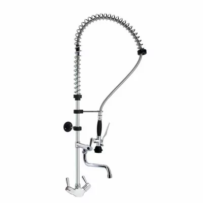 L2G - Douchette EC/EF sur plonge monotrou 1/4 de tour H. 58 cm col de cygne 300 mm