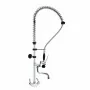 L2G - Douchette EC/EF sur plonge monotrou 1/4 de tour H. 58 cm col de cygne 300 mm