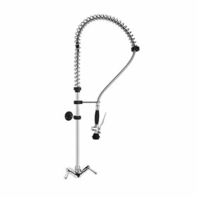 L2G - Douchette EC/EF sur plonge monotrou 1/4 de tour H. 750 mm sans col de cygne