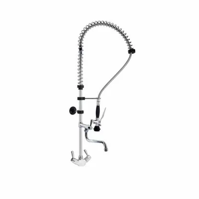 L2G - Douchette EC/EF sur plonge monotrou 1/4 de tour H. 75 cm col de cygne 300 mm